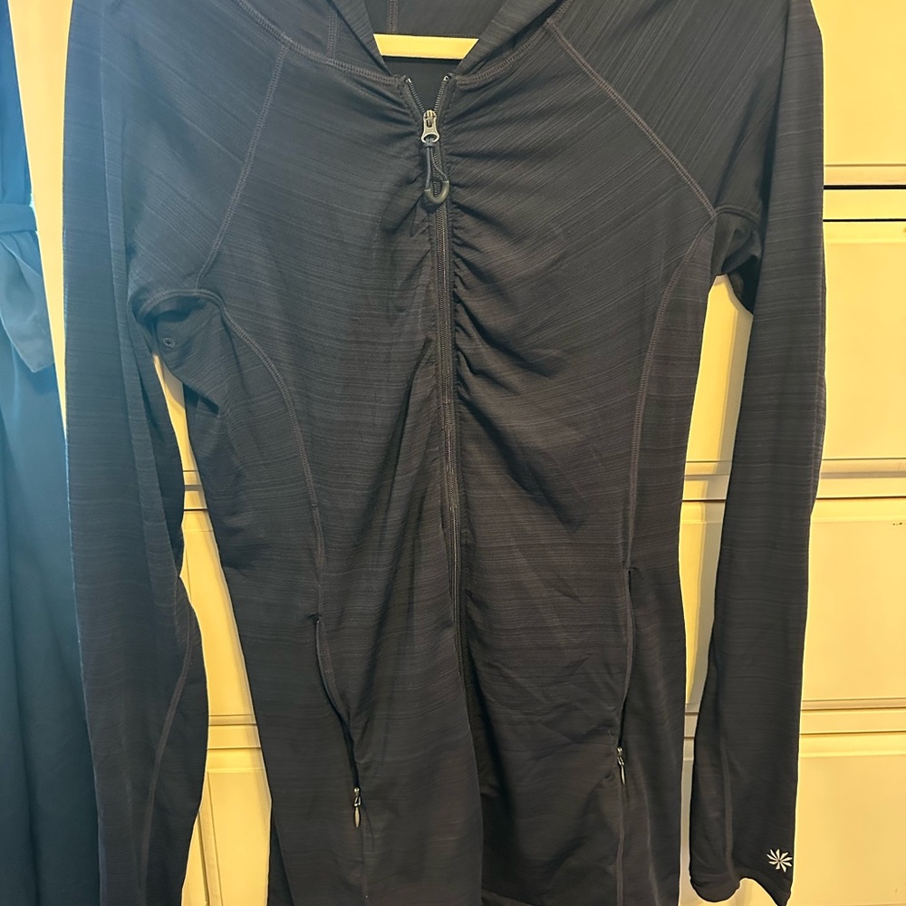 Athleta Black Full-Zip Jacket